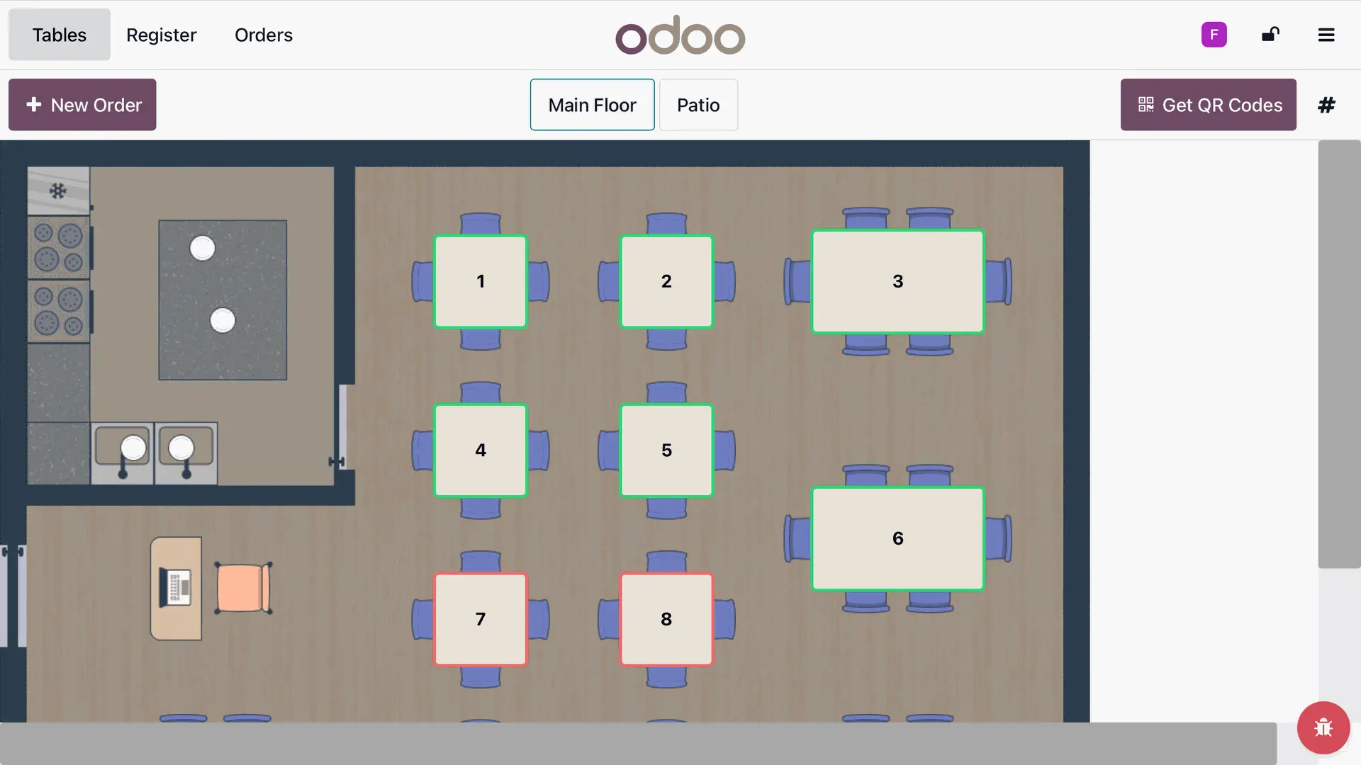 Odoo 19 POS Screen